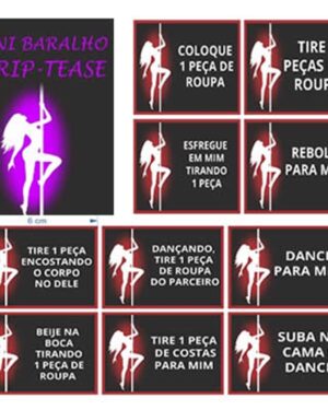 Mini Baralho Strip Tease (com 15 cartas)