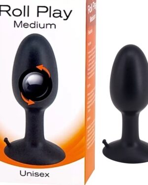 Plug Anal Roll Play Medium Com Bola Interna