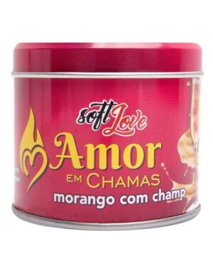 Amor Em Chamas Vela Beijável 50G Soft Love
