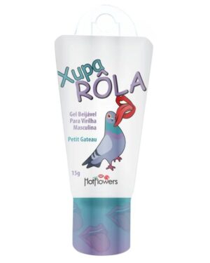 Xupa Rola Gel Beijável Masculino 15G Hot Flowers
