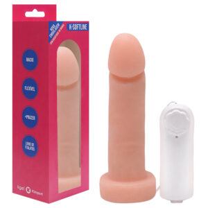 PÊNIS VIBRADOR CYBER 15,5 X 3,7 CM KGEL