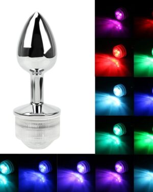 Plug Anal Led Grande Com Controle