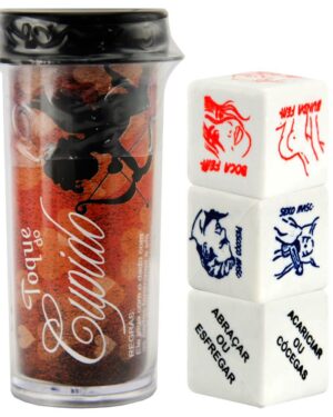 Dados Toque Do Cupido Hétero Triplo Diversão Cubo