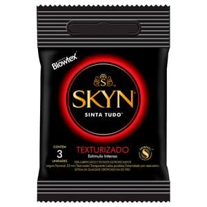 Preservativo Skyn Texturizado 03 Unidades Blowtex
