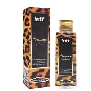 Sauvage Óleo Para Massagem Corporal 130Ml Intt