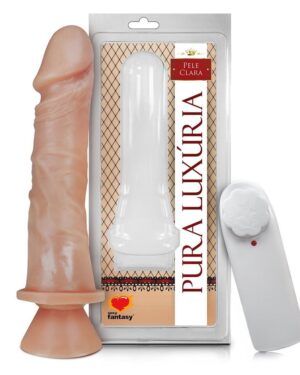 Prótese Vibrador Externo Ventosa 18 X 3,6Cm Sexy Fantasy