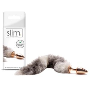 Plug Anal Metal Com Rabo Curto 6,5 X 2,9Cm Sexy Fantasy