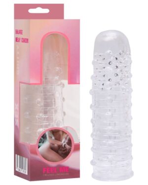 Capa Peniana Massageadora Transparente 15Cm