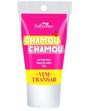Chamou Chamou Gel Excitante Feminino Vem Transar 25G Hot Flowers