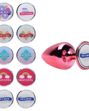 Plug Anal M Em Metal Personalitê Hard