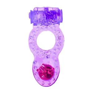 Anel Vibrador Com Pérola Massageadora Anal