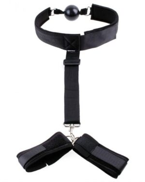 Kit Imobilização Com Mordaça E Algemas