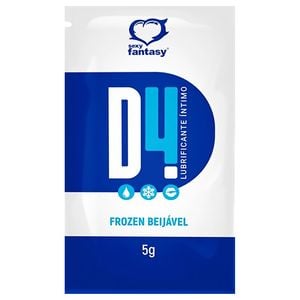 D4 Lubrificante Beijável Frozen Sachê 5G Sexy Fantasy