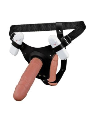 Cinta Dp 2 Próteses E Vibro De 17 E 14Cm La Pimienta