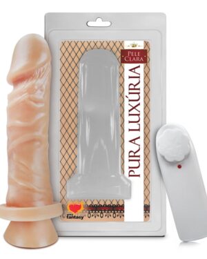 Prótese Vibrador Externo Ventosa 15,3 X 3,5cm Sexy Fantasy