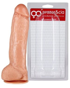 Prótese Com Escroto E Ventosa 24 X 5,6Cm Prazer & Cia HSVBG