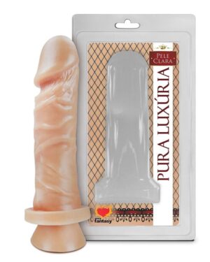 Pênis Médio Com Ventosa E Veias Grossas 15,3 X 3,7 Cm Sexy Fantasy