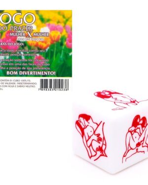Dado Do Prazer Lesbica Simples Diversão Cubo