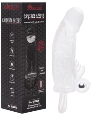 Capa Peniana Com Vibro Extender Sleeve