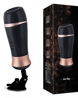 Masturbador Vagina 10 Vibraões Com Som E Ventosa