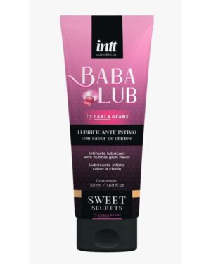 Lubrificante Beijável Babalub Chiclete à Base D’Água 50 ml Intt