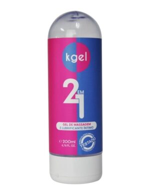 Kgel 2 Em 1 Gel Massagem E Lubrificante Íntimo 200Ml Kgel