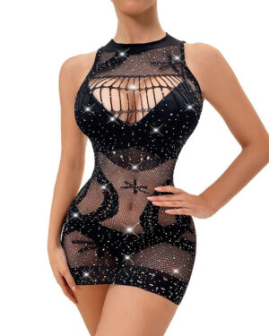 Bodystock Sexy Kimberly Strass SX3023