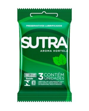 Preservativo sutra hortelÚ 3 unidades