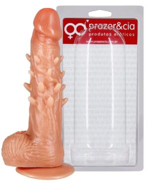 Pênis De Borracha Macia 19,5 X 4,2Cm Prazer E Cia