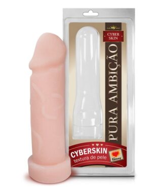 Capa Peniana Pele Em Cyberskin 18 X 5Cm Sexy Fantasy