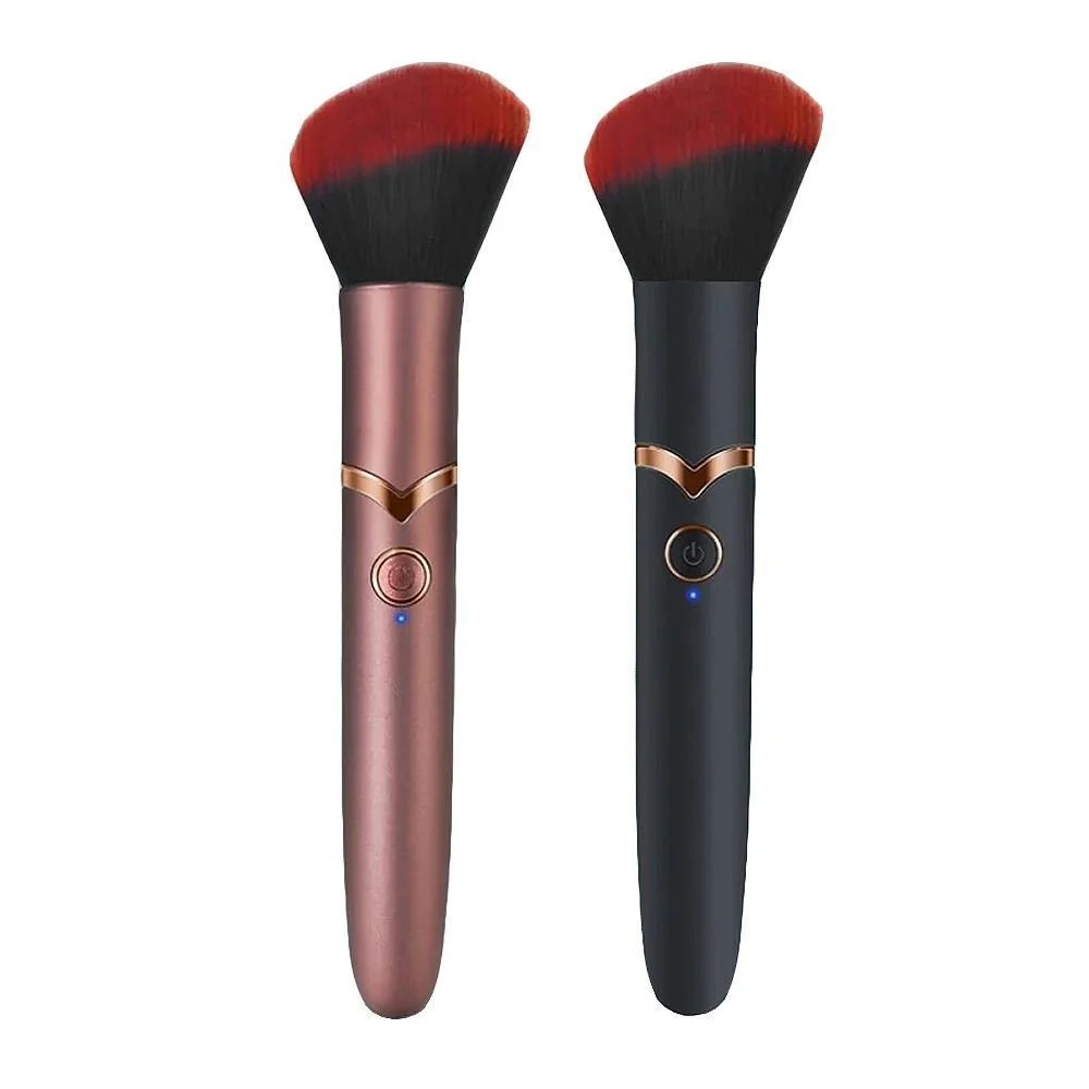 Vibrador Pincel de Maquiagem Recarregável 8 Vibraões