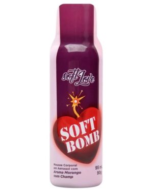 Soft Bomb Mousse Efervescente Comestível 95Ml Soft Love