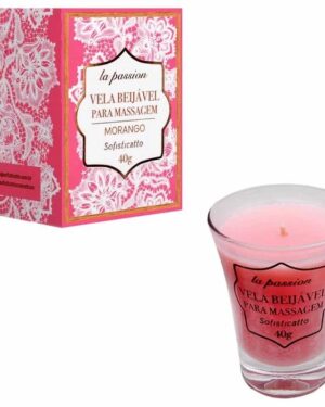 Vela Beijável Massagem La Passion 40G Sofisticatto