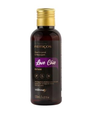 Óleo Corporal Love Chic Êxtase para Massagem 120Ml Feitiços