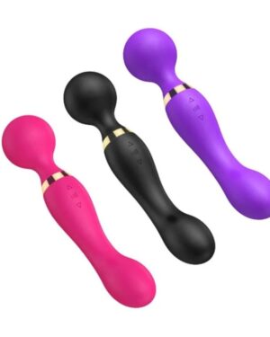 Massageador Stick Dupla Estimulação 20 Vibraões E 8 Velocidades