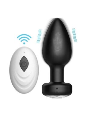 Plug Anal Bethy Vibrador Em Silicone Com Controle Remoto