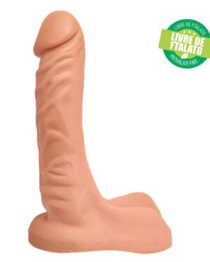 Prótese Fogo Da Paixão Com Escroto 19 X 4,5Cm Hot Flowers