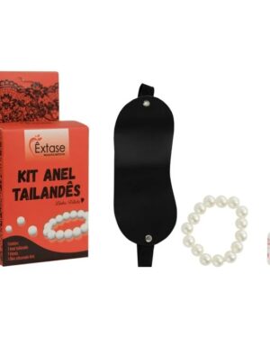 Kit Massageador Anel Tailandês 03 Itens Êxtase