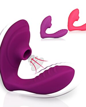 Vibrador Sugador de Clitóris e Mamilos e Estimulador do Ponto G Recarregável 1589