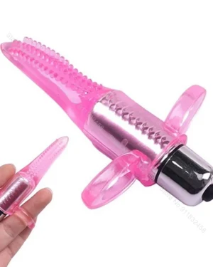 Dedeiras Finger Com Cerdas Massageadoras e Vibro