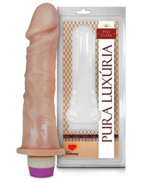 PÊNIS REALÍSTICO COM VIBRO 18X4,1CM SEXY FANTASY
