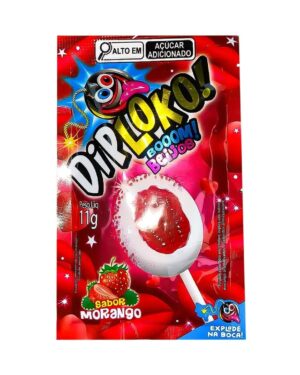 Dip Loko Booom! Beijos Pirulito 11g Danilla Foods