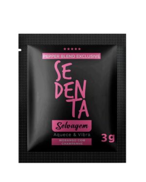 Sedenta Selvagem Excitante Aquece E Vibra Sachê 3G Pepper Blend