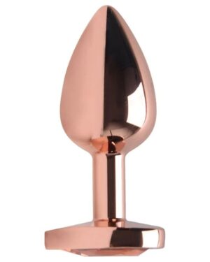 Plug Anal Coração Laranja 7 X 2,8Cm