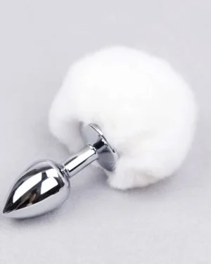Plug Anal Pequeno Ação Pompom Coelho