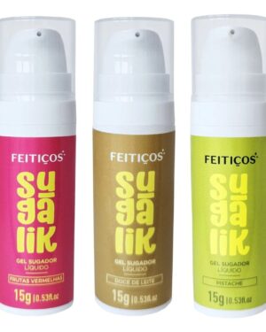 Sugalik Gel Sugador Líquido Beijável Com Pulsação 15G Feitiços