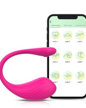 Vibrador De Casal Dmitry 9 Modos De Vibração Controle Via App