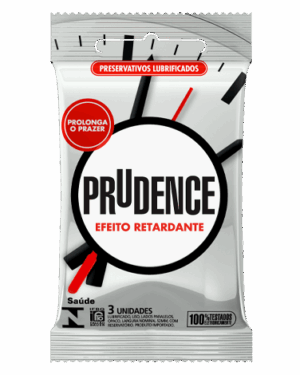Preservativo Efeito Retardante Com 3 Unidades Prudence