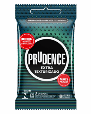 Preservativo Prudence Extra Texturizado 3 Unidades