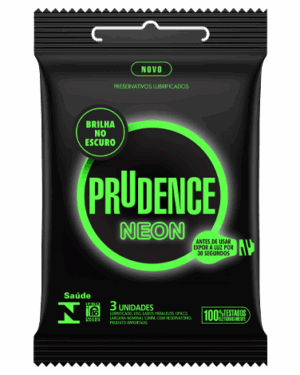Preservativo Prudence Neon C/3 Unidade